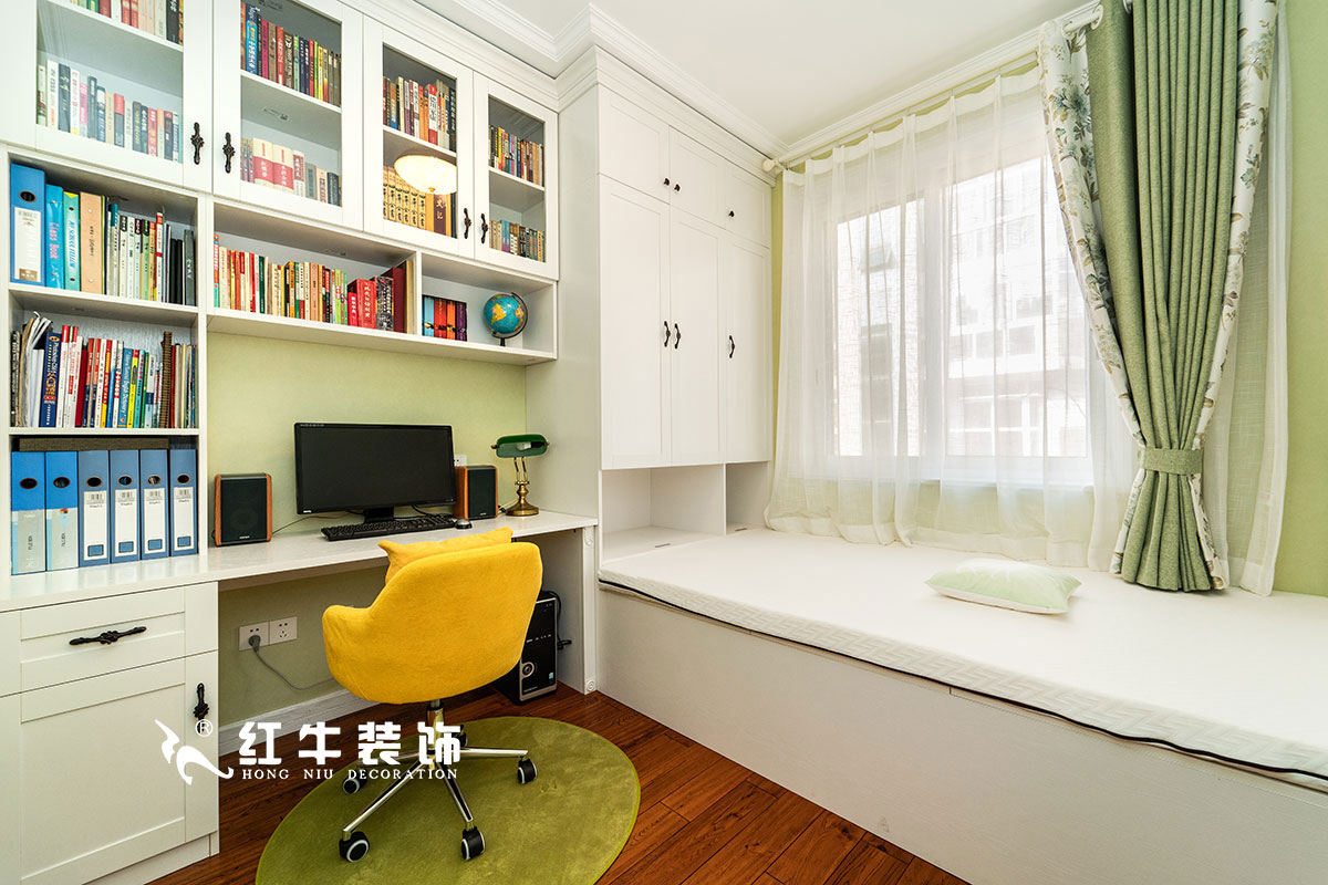 【實(shí)景案例】陶陽_月牙湖花園-145㎡-簡美輕奢風(fēng)格_3室2廳1衛(wèi)_全包18萬10客臥