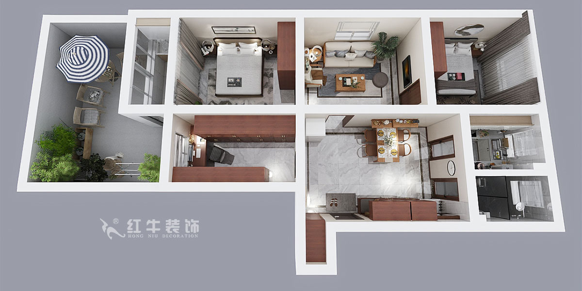 蔡成昊_花園路11號25-104-90㎡-現(xiàn)代簡約風(fēng)格_3室2廳1衛(wèi)(老房裝修)_定制家¥128966_全包12