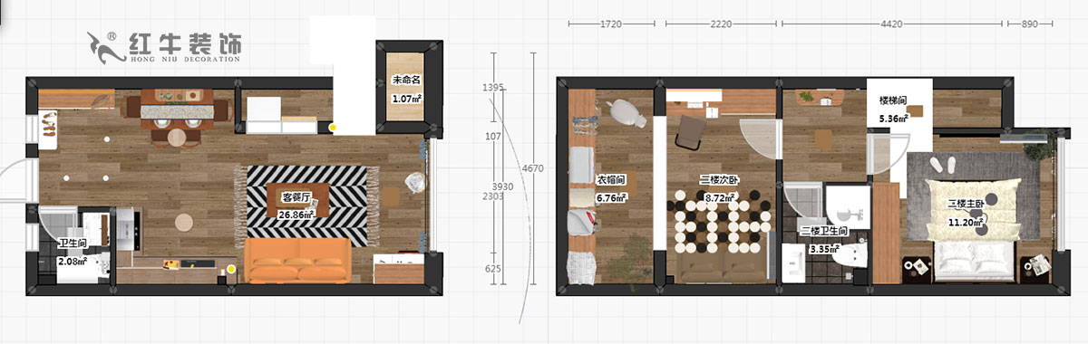 蔣琛_萬(wàn)科都薈雅居D11-2003-48㎡-現(xiàn)代簡(jiǎn)約風(fēng)格_2室1廳2衛(wèi)(新房裝修)_定制家¥101813_全包10萬(wàn)00_05_彩平圖
