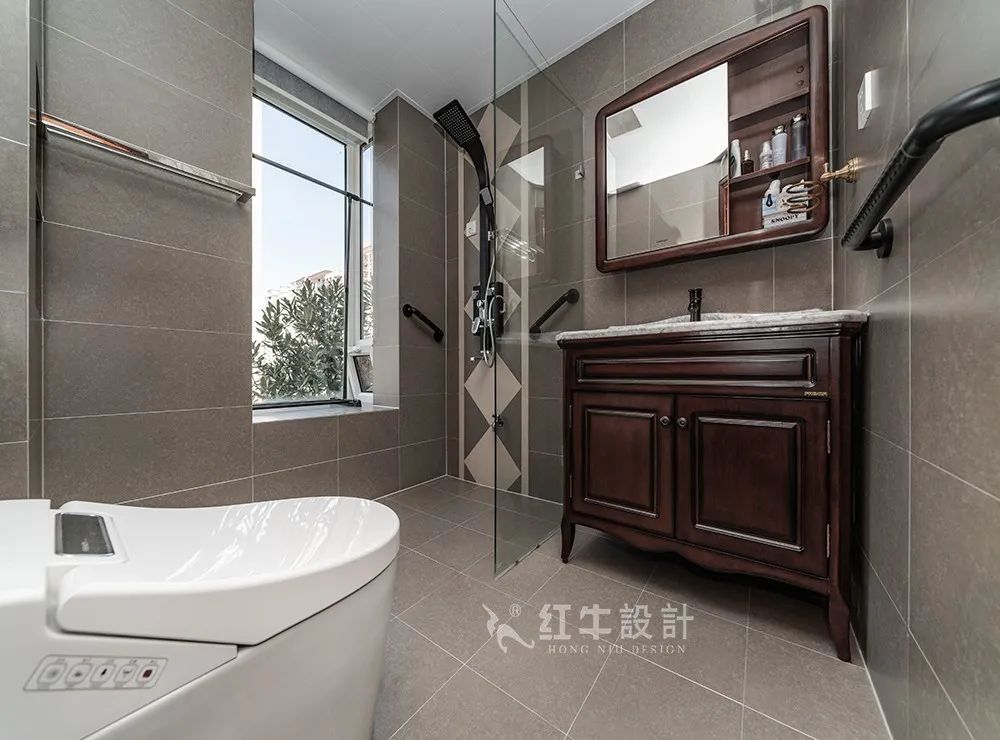 吳波_香格里拉東苑136㎡簡(jiǎn)美風(fēng)格--喜歡深色家具的看過來06