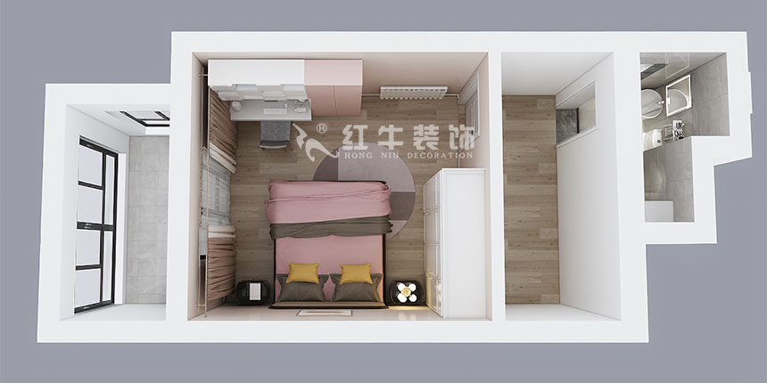 陶陽_金陵名人居1-8號-602-120㎡-現(xiàn)代簡約風(fēng)格_3室2廳2衛(wèi)（二手房裝修）_定制家￥129560_全包13萬00_08鳥瞰圖二樓