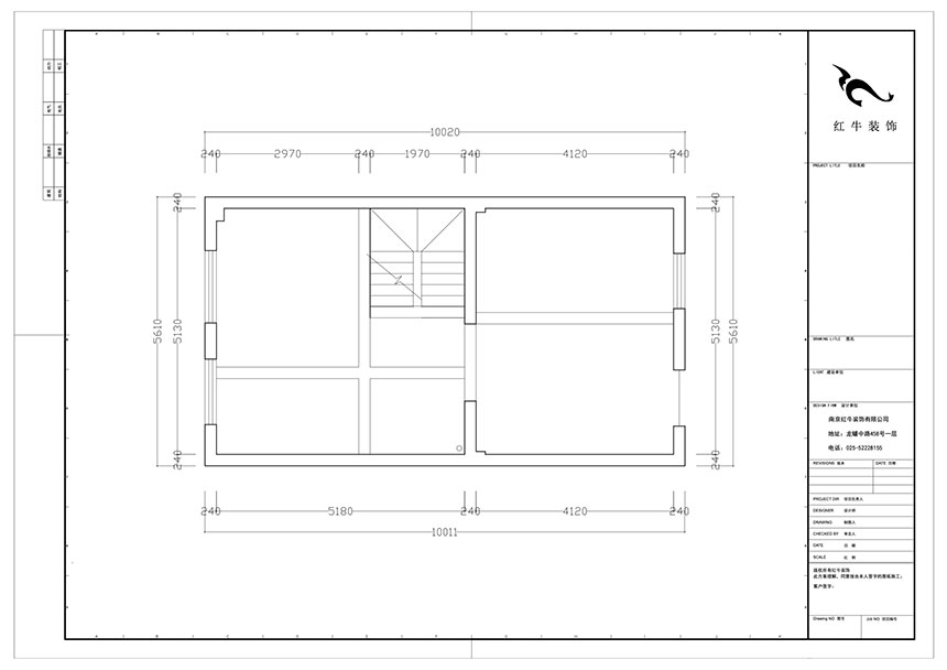 陸利民_香地美舍602-156㎡-新中式風(fēng)格_5室2廳3衛(wèi)(新房裝修)_定制家¥208000_全包25萬00_01一層原始結(jié)構(gòu)圖