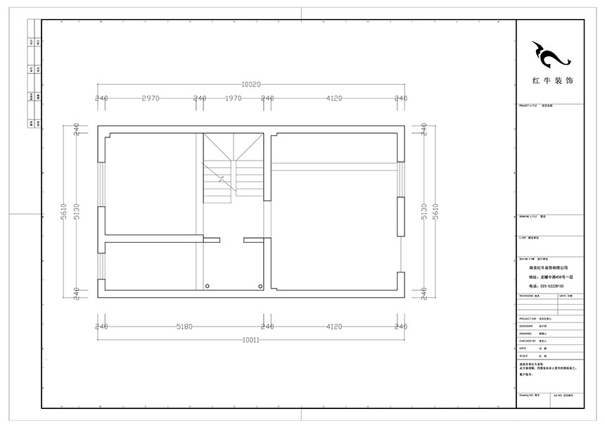 陸利民_香地美舍602-156㎡-新中式風(fēng)格_5室2廳3衛(wèi)(新房裝修)_定制家¥208000_全包25萬00_02二層原始結(jié)構(gòu)圖