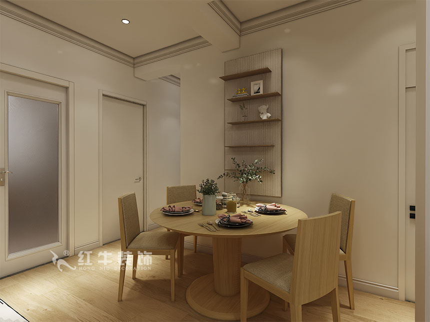 魏利利_津橋華府82㎡現(xiàn)代簡(jiǎn)約｜顛覆傳統(tǒng)客廳，即是休閑書吧又是影院07餐廳