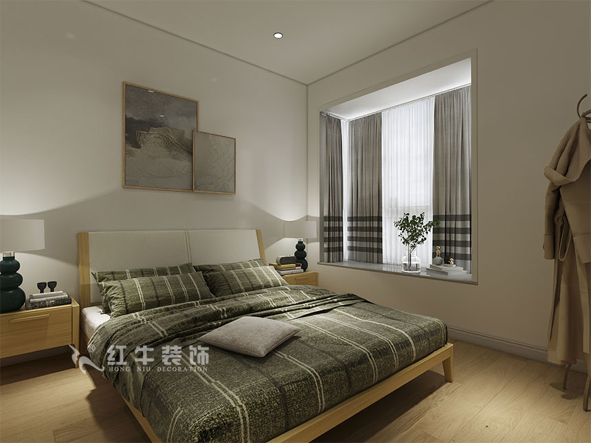 魏利利_津橋華府82㎡現(xiàn)代簡(jiǎn)約｜顛覆傳統(tǒng)客廳，即是休閑書吧又是影院09主臥