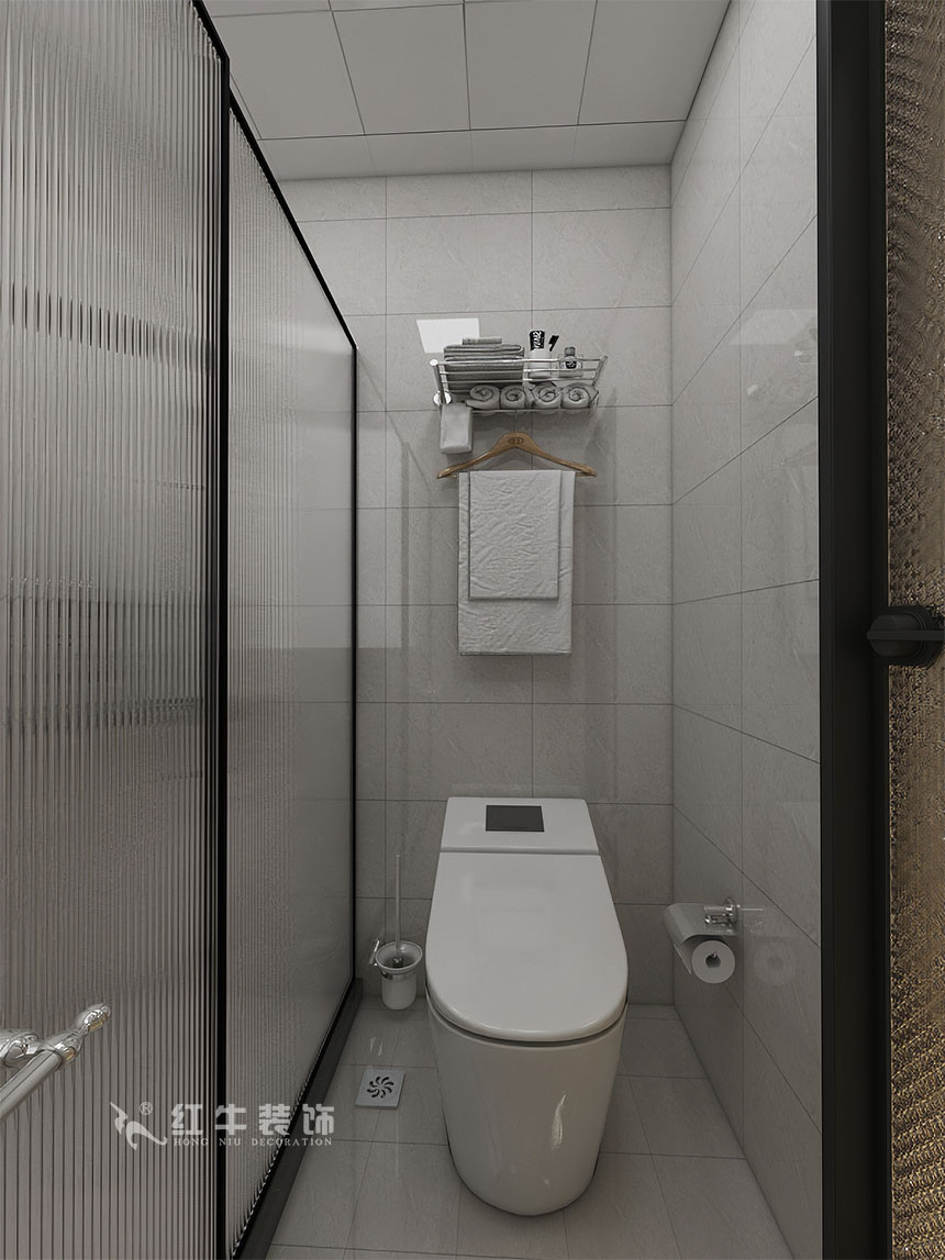 魏利利_津橋華府82㎡現(xiàn)代簡(jiǎn)約｜顛覆傳統(tǒng)客廳，即是休閑書吧又是影院12衛(wèi)生間