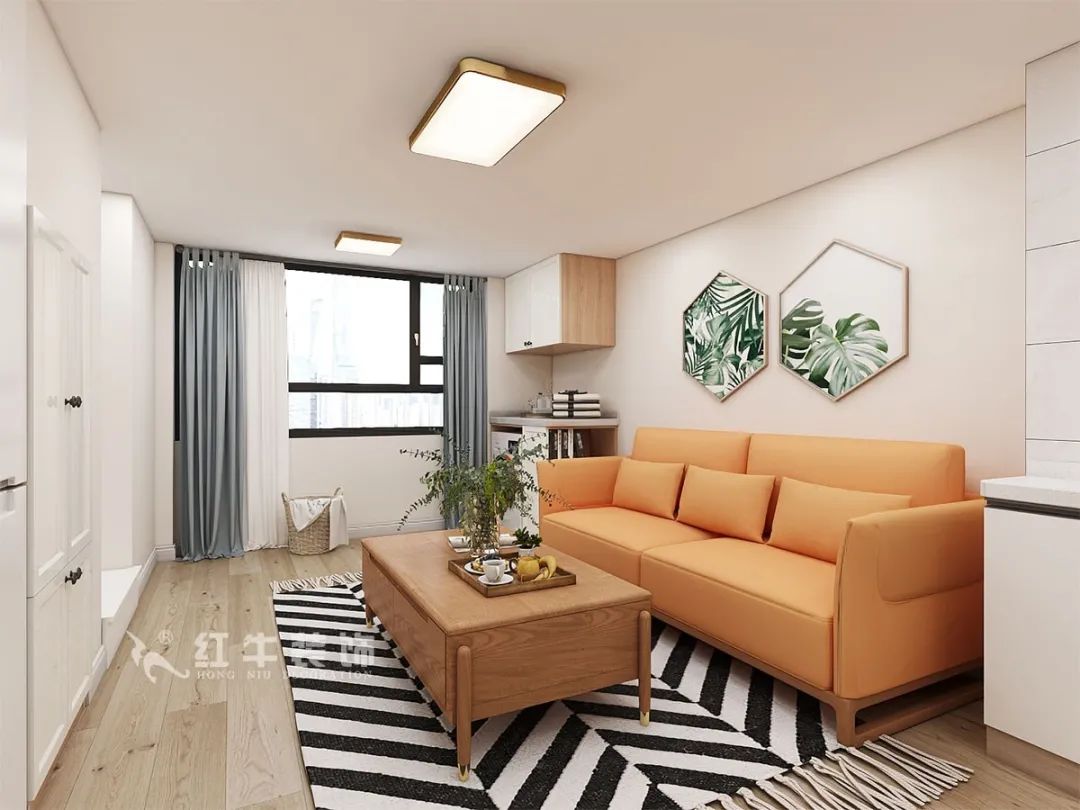 一字型簡(jiǎn)約公寓 4