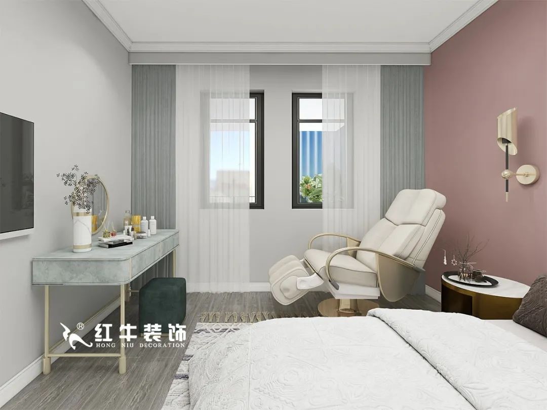 劉萍萍_仙龍灣山莊90㎡輕奢風(fēng)格｜加入一點金屬線條，這個家高級又溫柔！09