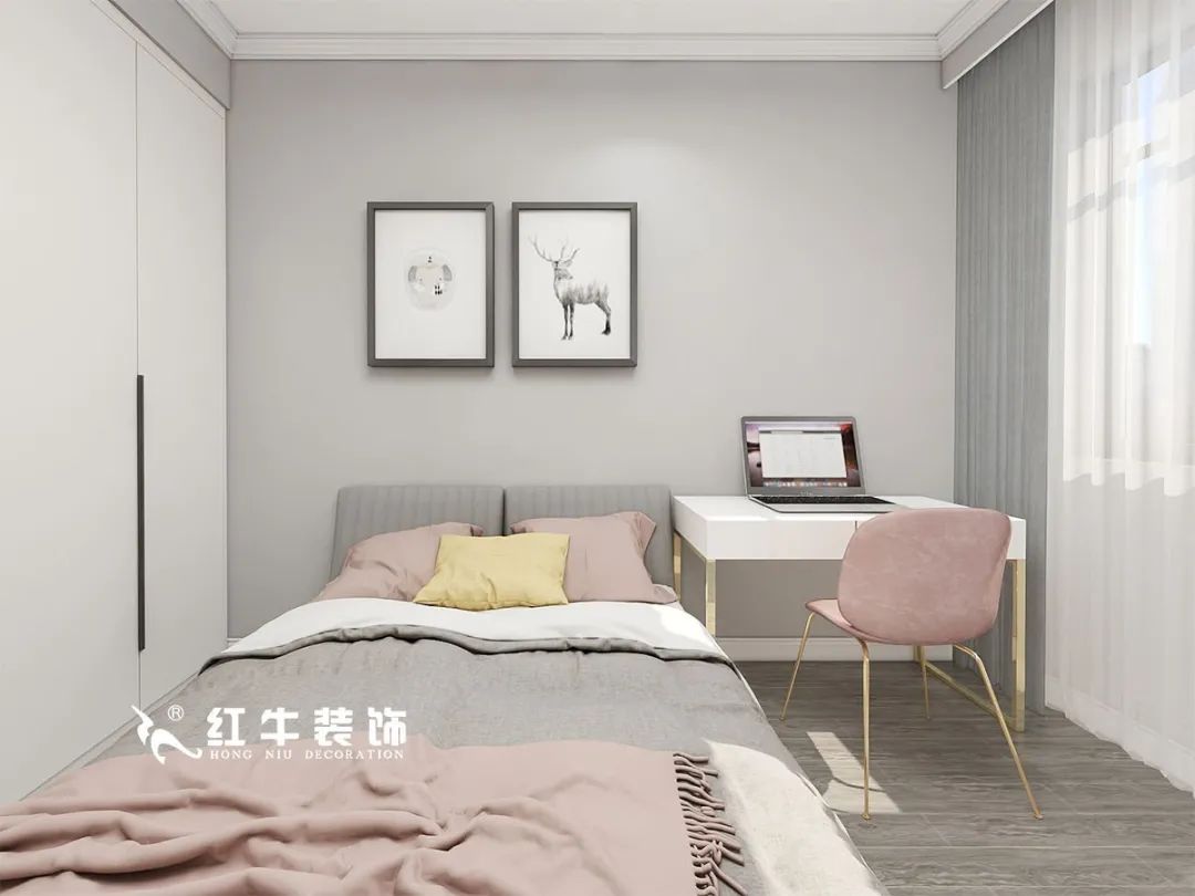 劉萍萍_仙龍灣山莊90㎡輕奢風(fēng)格｜加入一點金屬線條，這個家高級又溫柔！10