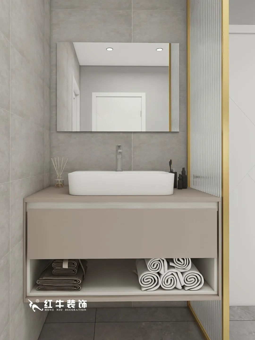 劉萍萍_仙龍灣山莊90㎡輕奢風(fēng)格｜加入一點金屬線條，這個家高級又溫柔！11