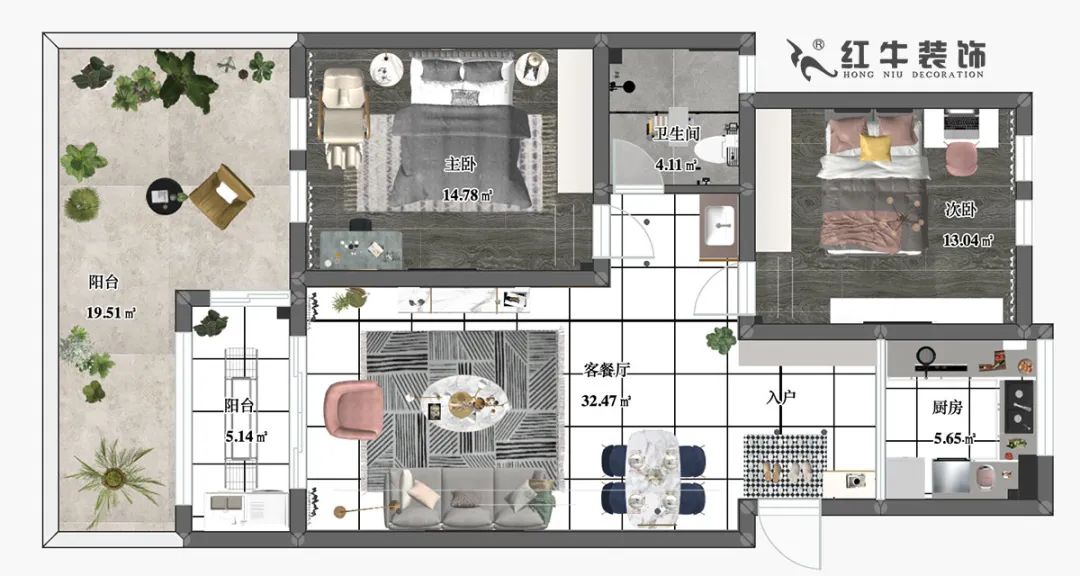 劉萍萍_仙龍灣山莊90㎡輕奢風(fēng)格｜加入一點金屬線條，這個家高級又溫柔！12
