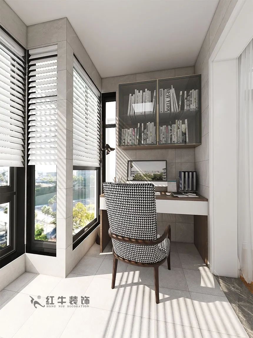 沙發(fā)不要靠墻，這樣設(shè)計(jì)才夠別致?。櫨阓東城水岸115㎡現(xiàn)代風(fēng)格_3室2廳1衛(wèi)_舊房裝修_全包17萬）12