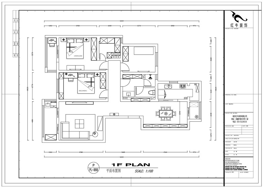 蔡成昊_凱悅天琴3-2-104-140㎡-現(xiàn)代輕奢風格_3室2廳1衛(wèi)（老房裝修）_定制家￥200000_全包20萬00_02平面布置圖
