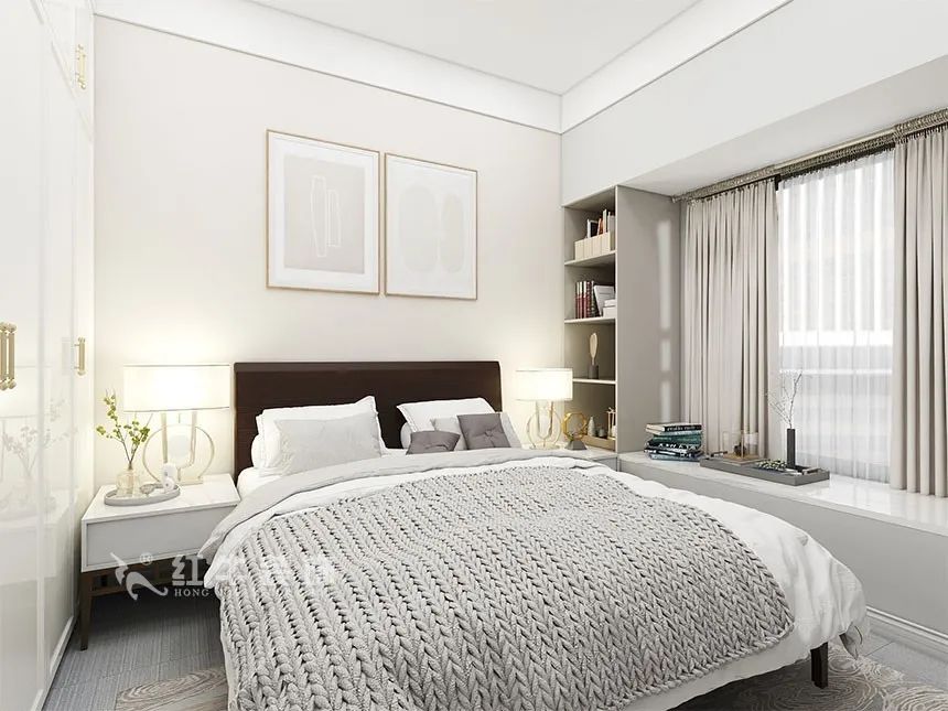 140㎡四房改三房，改善型住宅就要這樣設(shè)計(jì)?。ú坛申籣泊云間140㎡現(xiàn)代輕奢風(fēng)格_4室2廳2衛(wèi)_新房裝修_半包￥106935）13