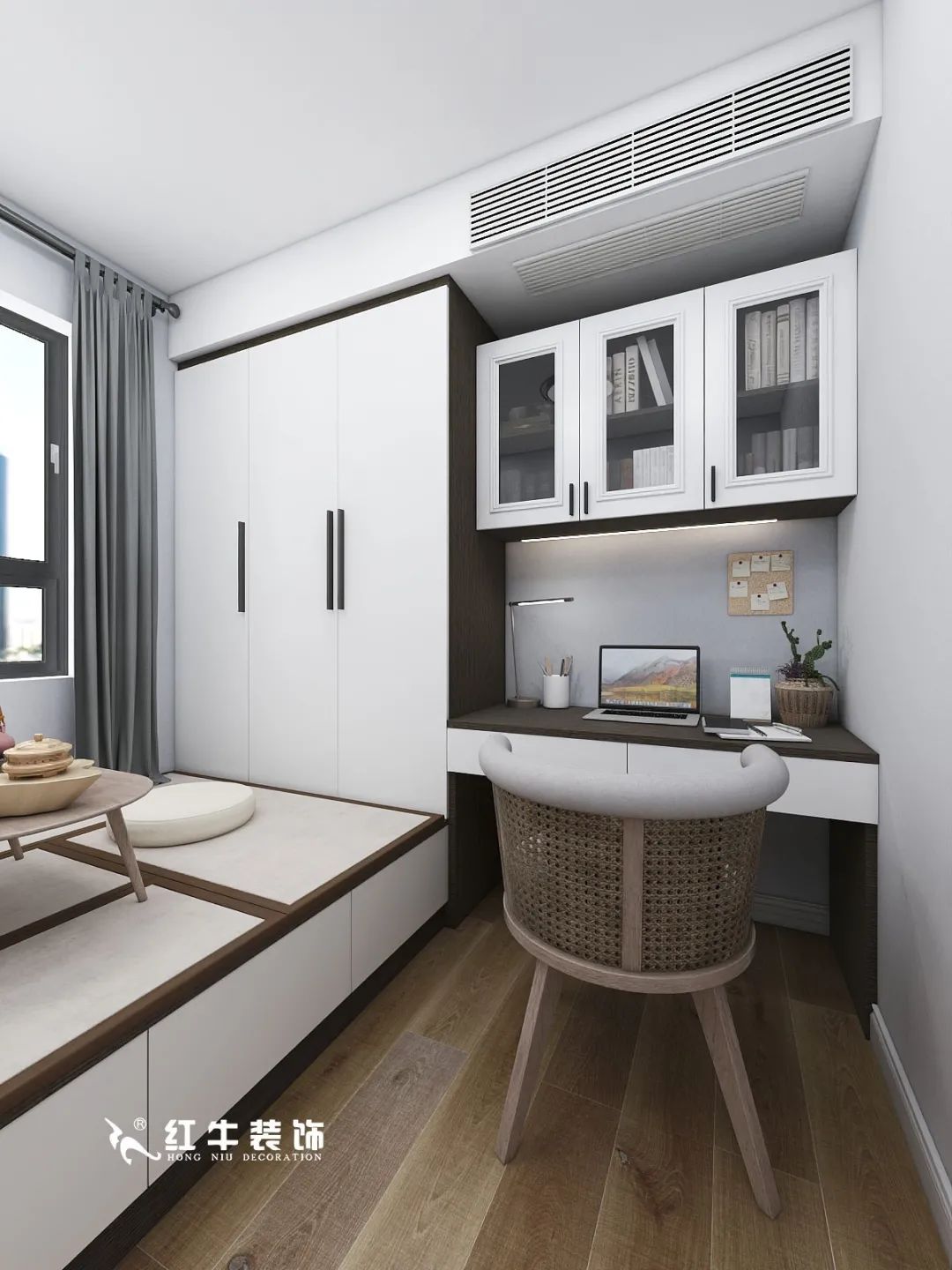 張桐瑋_保利國(guó)際社區(qū)115㎡現(xiàn)代簡(jiǎn)約｜簡(jiǎn)潔優(yōu)雅的家，自由閑適的生活?。ǔ善芳?5