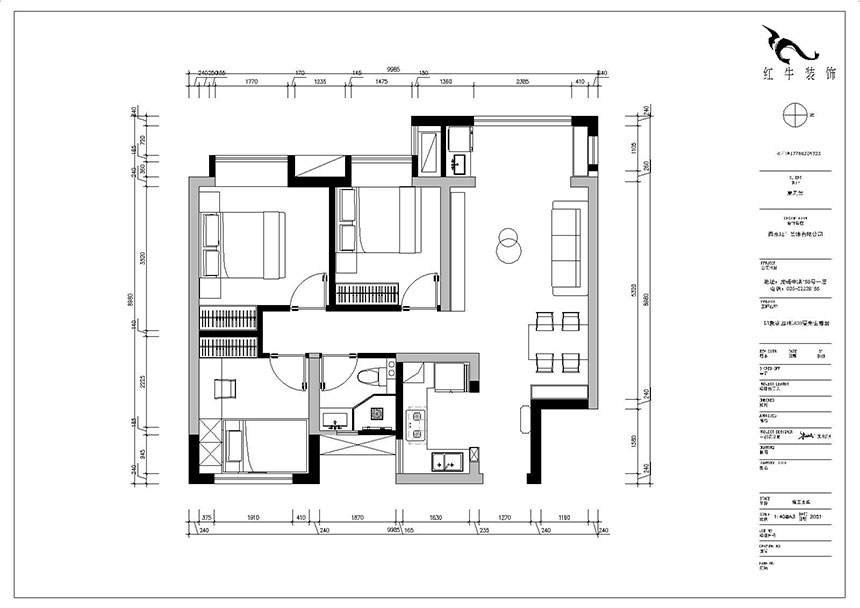 朱明琪_印象花園3-803-89㎡-現(xiàn)代輕奢風(fēng)格_3室2廳1衛(wèi)(新房裝修)_成品家¥100000_全包13萬00_02平面布置圖