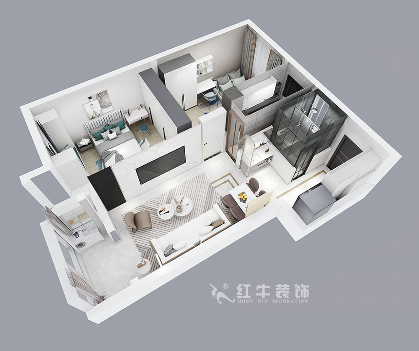 朱明琪_紫楊佳園24-3-910-87㎡-現(xiàn)代簡約風(fēng)格_2室2廳1衛(wèi)(新房裝修)_成品家¥120000_全包10萬00_04鳥瞰圖