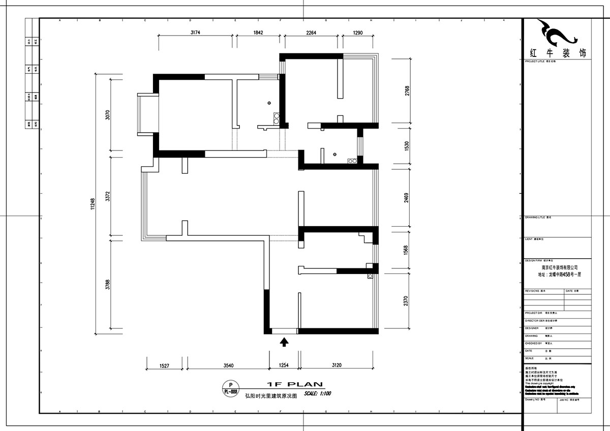 魏明花|弘陽(yáng)時(shí)光里14-2-1108-96㎡-現(xiàn)代簡(jiǎn)約風(fēng)格|3室2廳2衛(wèi)|二手房裝修|定制家¥146925|全包14