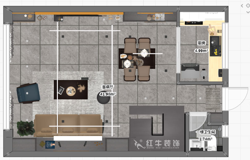 郭志成｜銀城千花溪3-505-130㎡-現代簡約風格｜3室2廳2衛(wèi)｜新房裝修｜定制家￥195986｜全包19