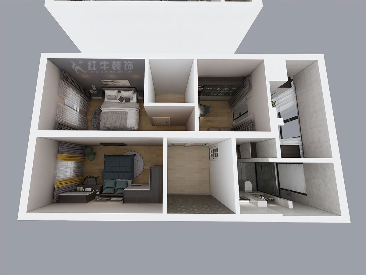 郭志成｜銀城千花溪3-505-130㎡-現代簡約風格｜3室2廳2衛(wèi)｜新房裝修｜定制家￥195986｜全包19