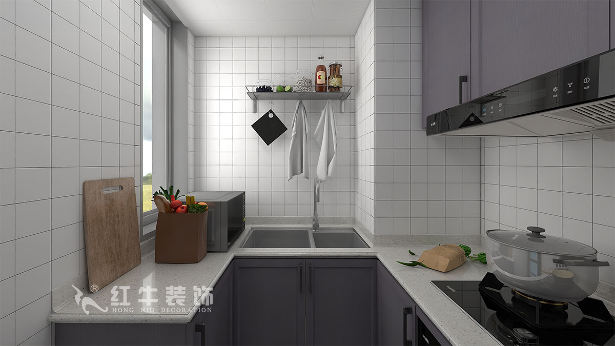 朱明琪|御道嘉庭8-110-82㎡-現(xiàn)代簡約風(fēng)格|2室2廳1衛(wèi)|新房裝修|定制家¥123516|全包12萬|03廚房