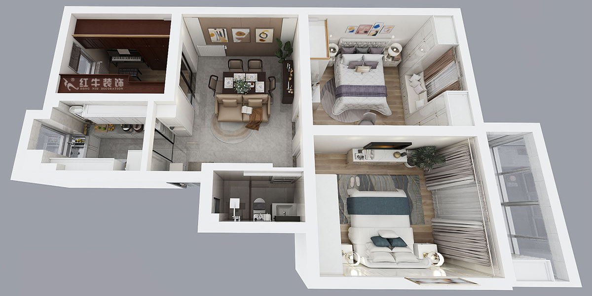 劉萍萍|龍?bào)粗新?74號(hào)5-601-82㎡-輕奢風(fēng)格|3室2廳1衛(wèi)|老房裝修|定制家¥121320|全包11