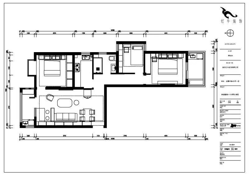 朱明琪|御道嘉庭8-1105-109㎡-現(xiàn)代簡約風(fēng)格|3室2廳1衛(wèi)|新房裝修|定制家¥155777|全包15萬|00_02平面布置圖