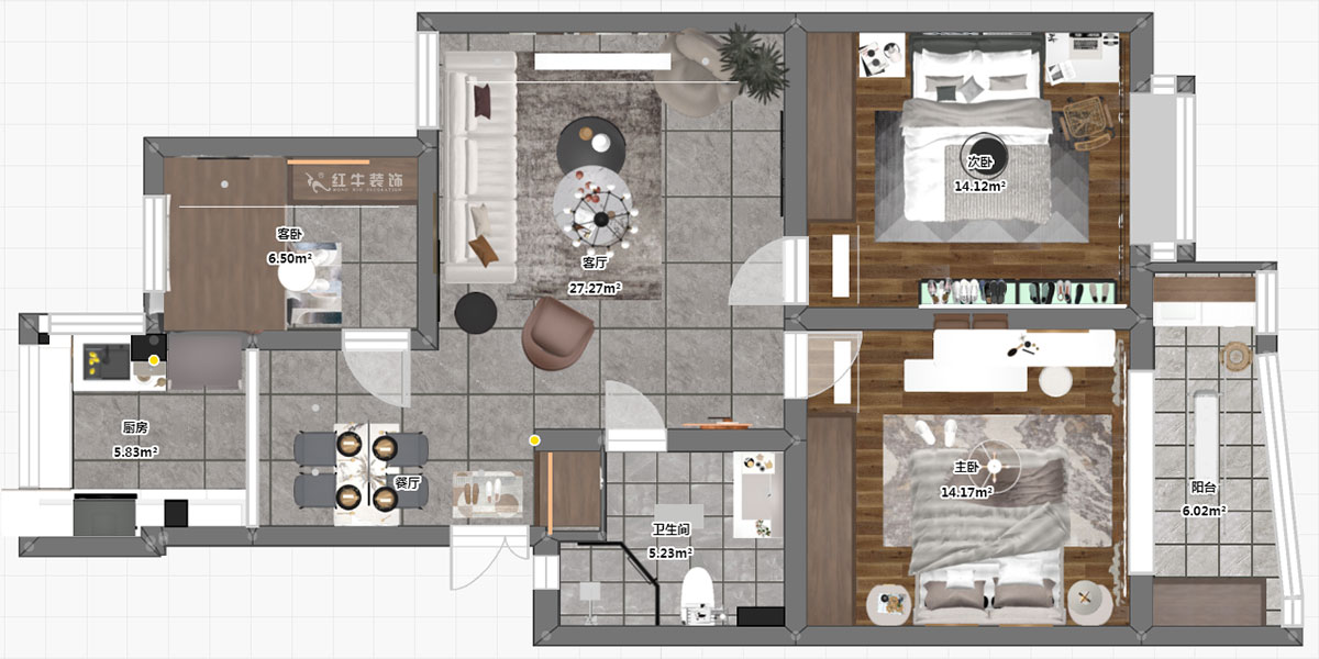 劉萍萍｜福潤雅居福潤園33-6-411-98㎡-簡約風(fēng)格｜3室2廳1衛(wèi)｜老房裝修｜定制家｜全包13
