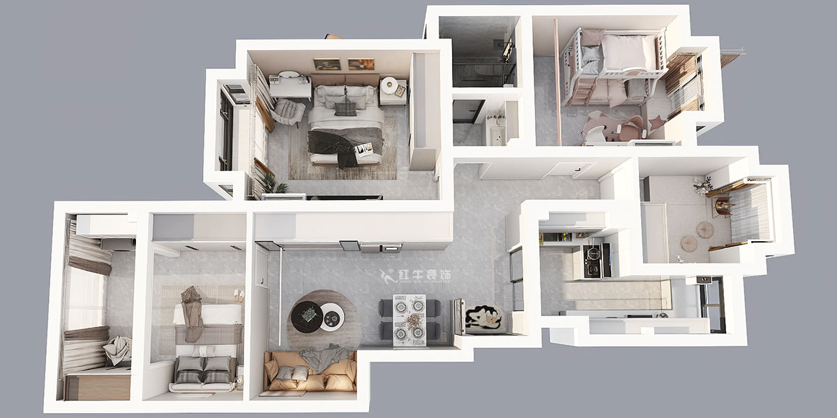 朱彥|托樂(lè)嘉睦鄰居-5-604-102㎡-簡(jiǎn)約風(fēng)格|4室2廳1衛(wèi)|老房裝修|三房改四房|定制家|全包14萬(wàn)|00_04鳥(niǎo)瞰圖