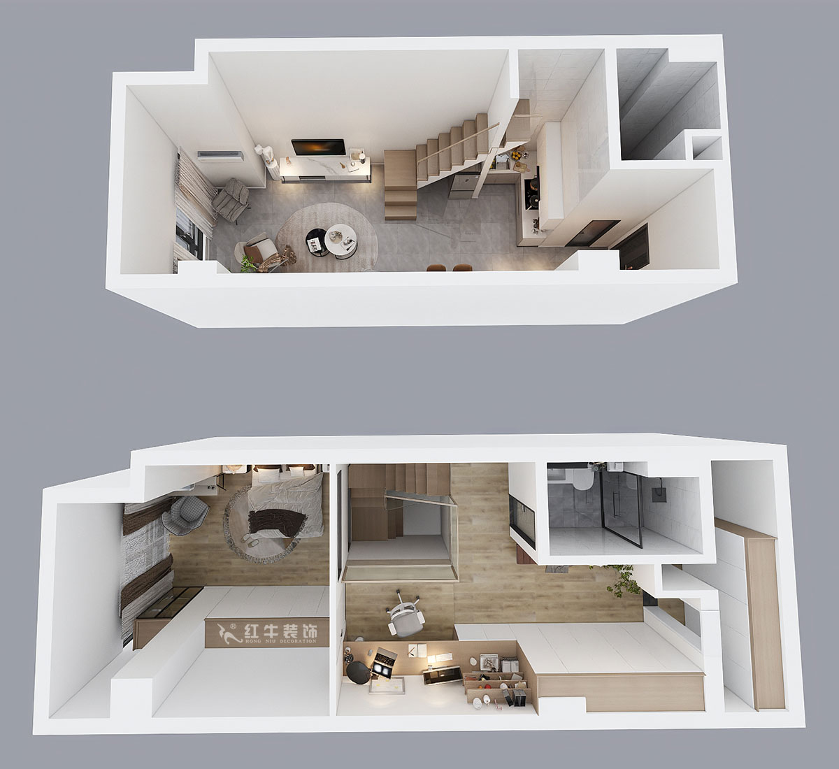 劉小勇｜瑞鑫蘭庭綜合樓1927-90㎡-現(xiàn)代簡約風格｜2室1廳2衛(wèi)｜老房裝修｜定制家｜全包11