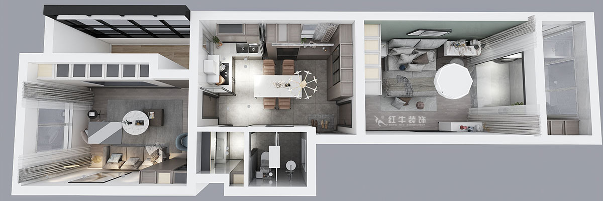 顧娟|衛(wèi)崗26號(hào)3-110-65㎡-現(xiàn)代風(fēng)格|3室2廳1衛(wèi)|舊房裝修|定制家¥86600|全包12