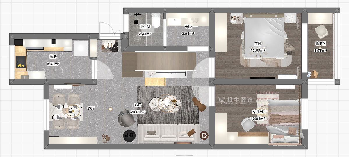 賈庭|都市山莊5-702-122㎡-現(xiàn)代風(fēng)格|3室2廳1廚1衛(wèi)|老房裝修|定制家|全包11