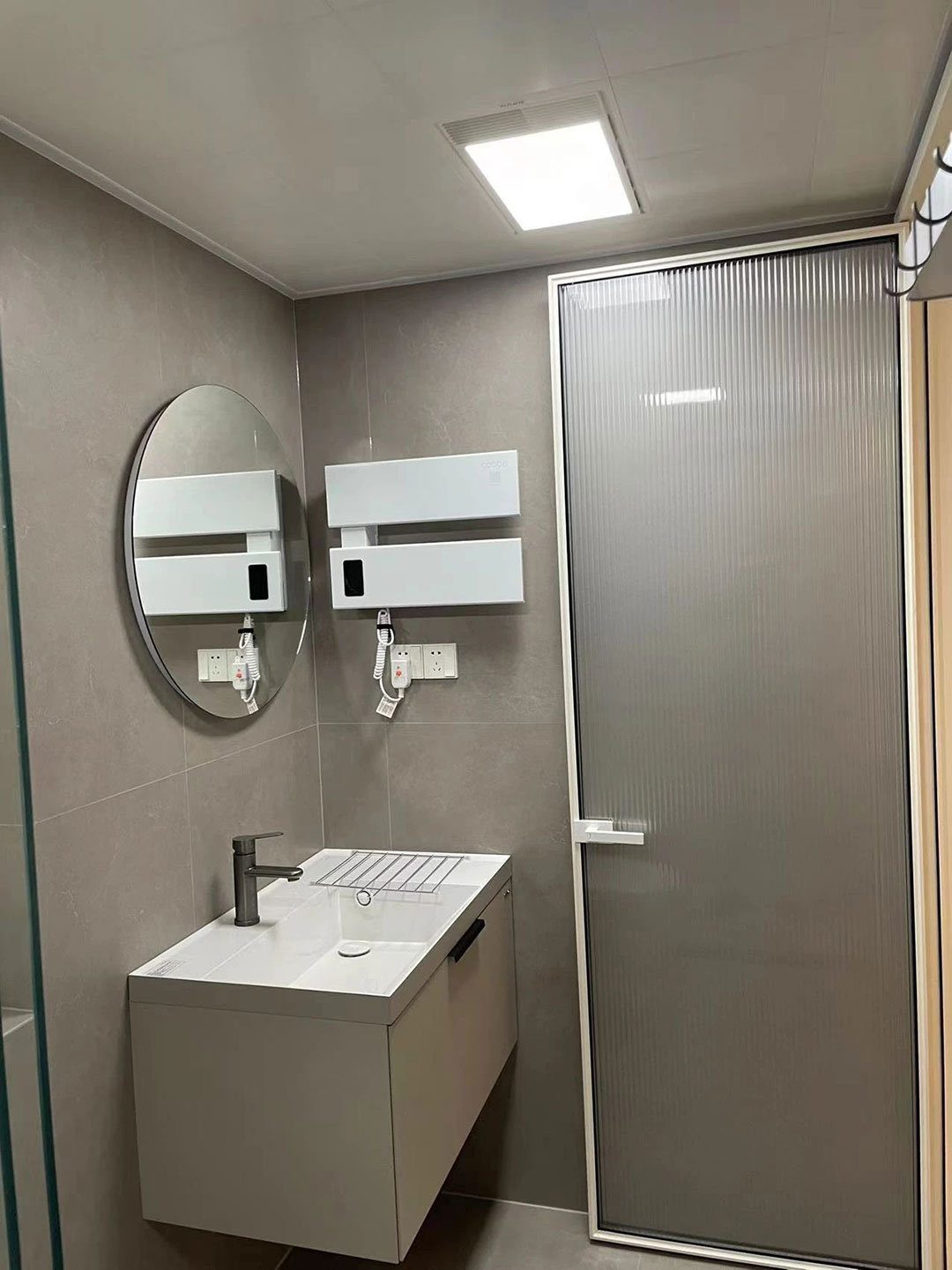 客戶見證｜又一工地完工，業(yè)主送來致謝錦旗，【內(nèi)附完工實(shí)景和效果圖】11衛(wèi)生間干區(qū)1080x1441