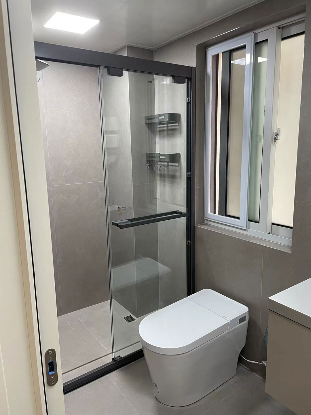 客戶見證｜又一工地完工，業(yè)主送來致謝錦旗，【內(nèi)附完工實(shí)景和效果圖】12衛(wèi)生間1080x1441