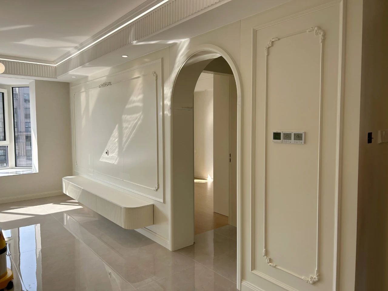 叮~這是我們2024年收到的第4面錦旗啦?。▋?nèi)附完工實景圖）06客廳實景落地