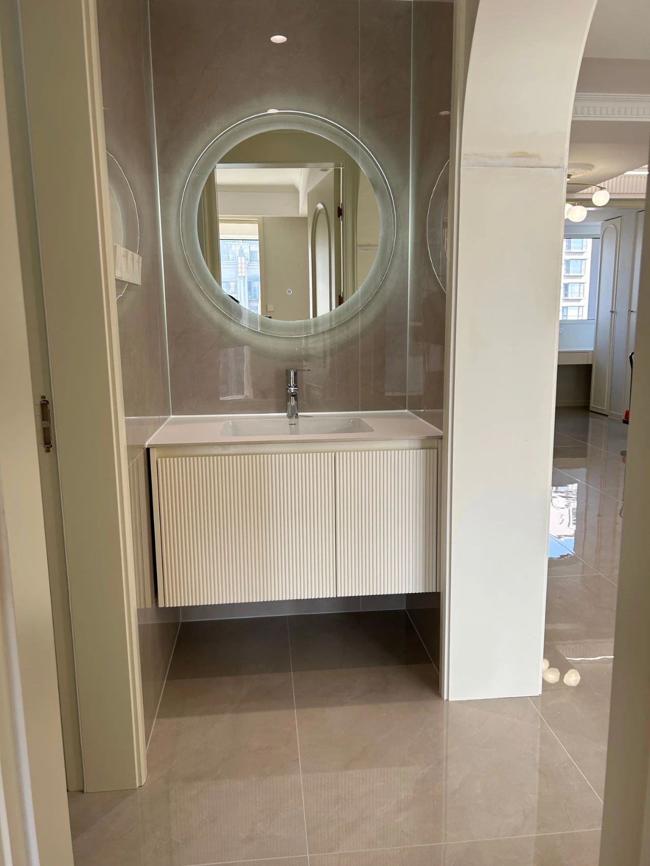 叮~這是我們2024年收到的第4面錦旗啦?。▋?nèi)附完工實景圖）18衛(wèi)生間實景落地