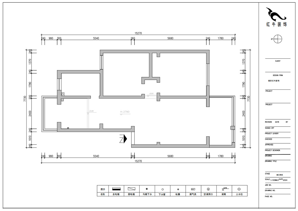 朱明琪|美河園1-2-101-90㎡-現(xiàn)代風(fēng)格|2室1廳1衛(wèi)|老房改造|定制家|全包11萬|00_01原始結(jié)構(gòu)圖