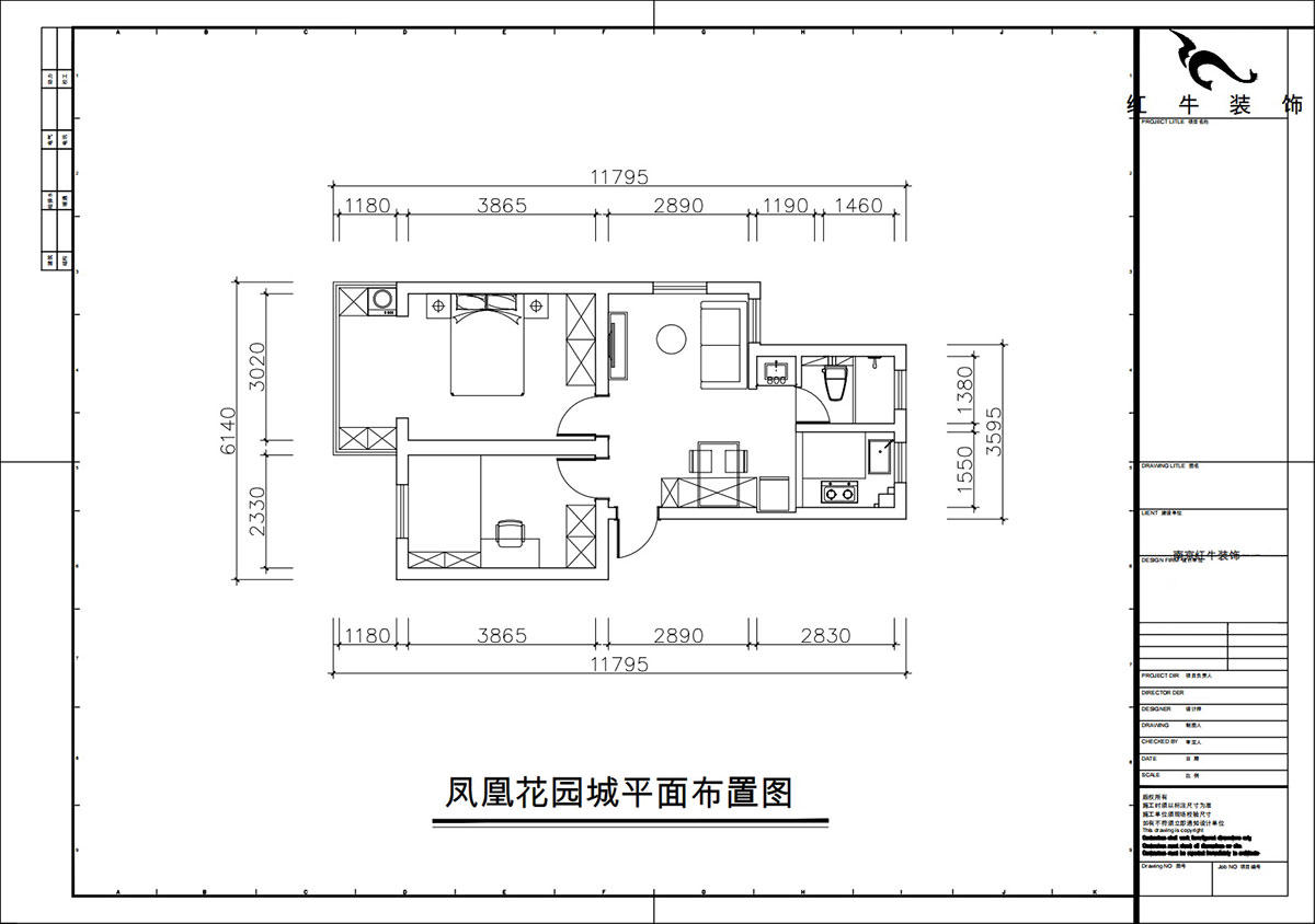 朱彥|鳳凰花園城金陵園2幢10號(hào)502室-64㎡-現(xiàn)代簡約風(fēng)格|2室1廳1衛(wèi)|老房改造|定制家|全包10萬|00_02平面布置圖