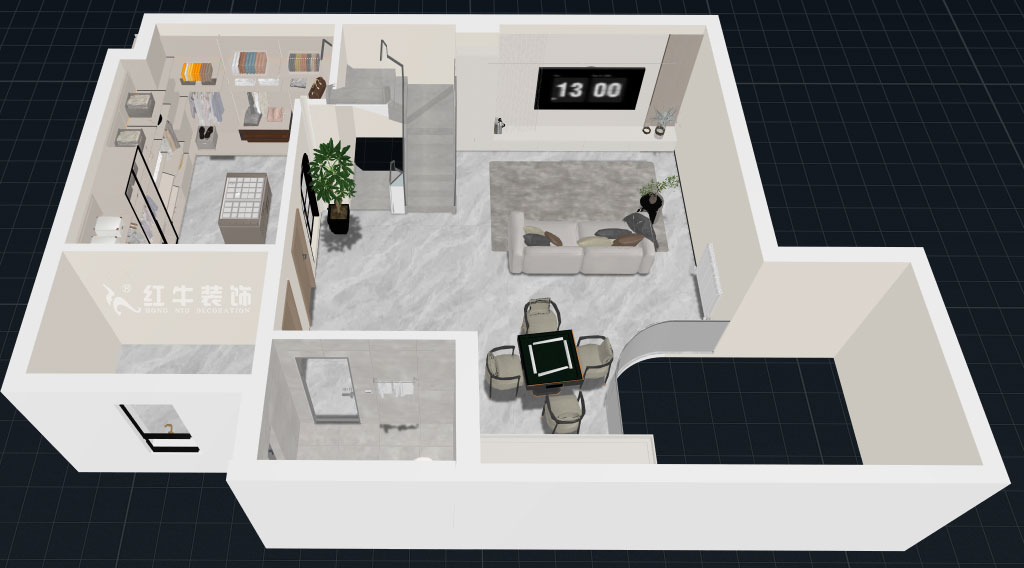 郭志成｜銀城藍(lán)溪郡19-102-300㎡-現(xiàn)代簡約風(fēng)格｜聯(lián)排別墅｜5室2廳1廚4衛(wèi)｜毛坯裝修｜定制家｜全包31