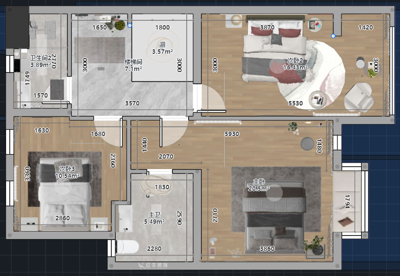 郭志成｜銀城藍(lán)溪郡19-102-300㎡-現(xiàn)代簡約風(fēng)格｜聯(lián)排別墅｜5室2廳1廚4衛(wèi)｜毛坯裝修｜定制家｜全包31