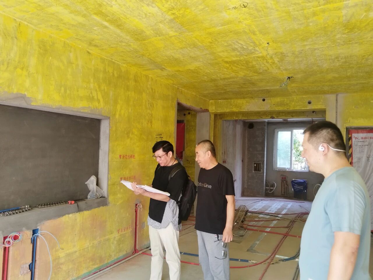 設(shè)計師工地巡檢，用腳步丈量細節(jié)，護航效果完美落地！09