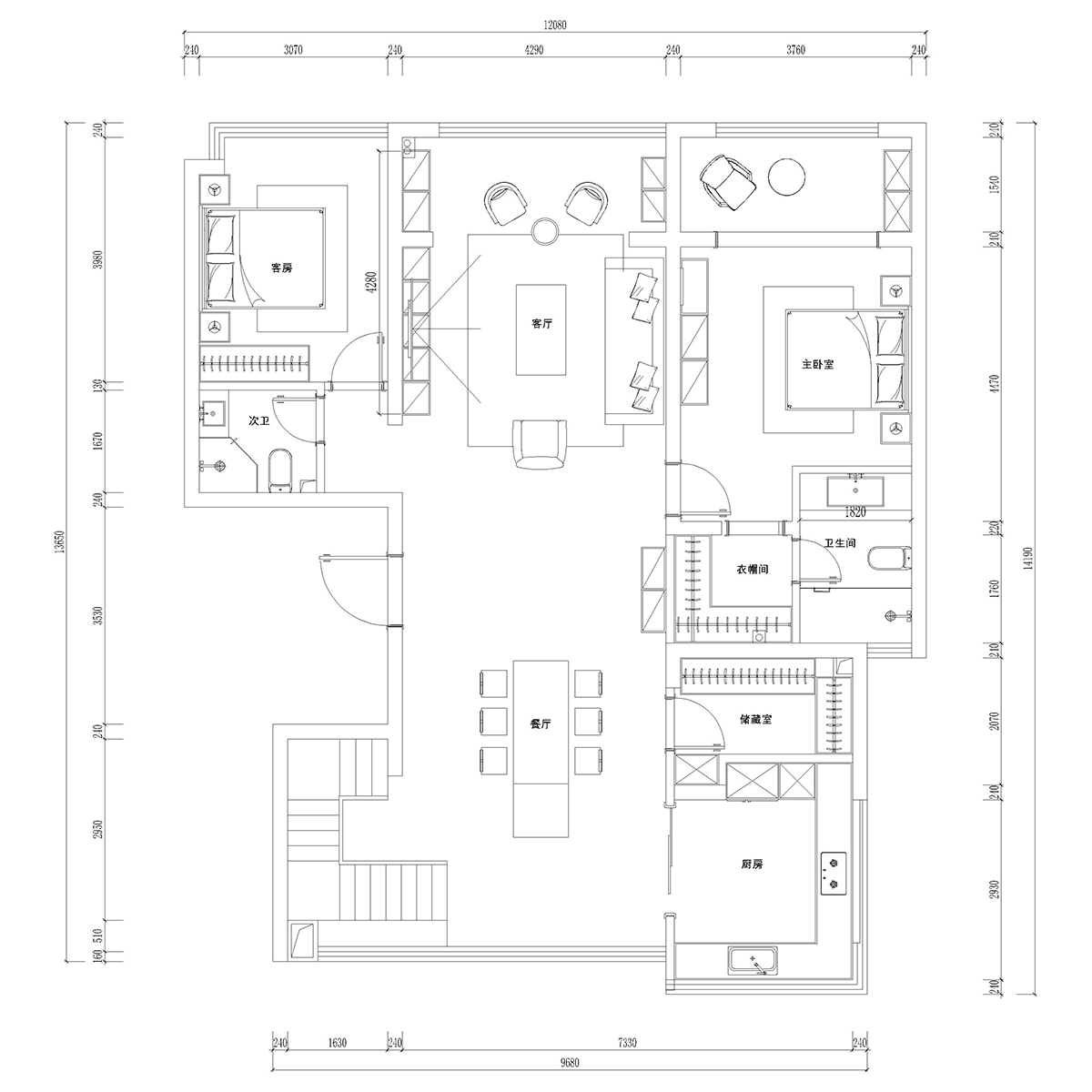 1200劉曉芳｜高淳中交榮域花園D區(qū)23-602-260㎡-中古風(fēng)格｜躍層｜7室2廳4衛(wèi)｜新房裝修｜半包17